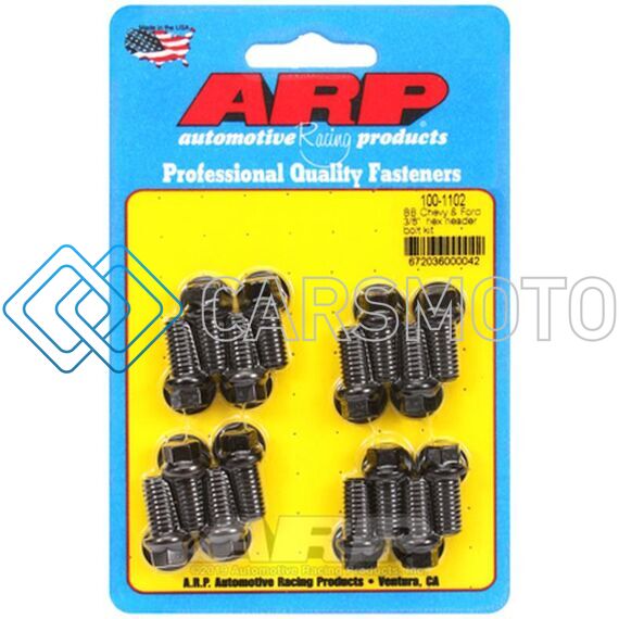 ARP 100-1102 BIG BLOCK CHEVY & FORD 3/8IN HEX HEADER BOLT KIT