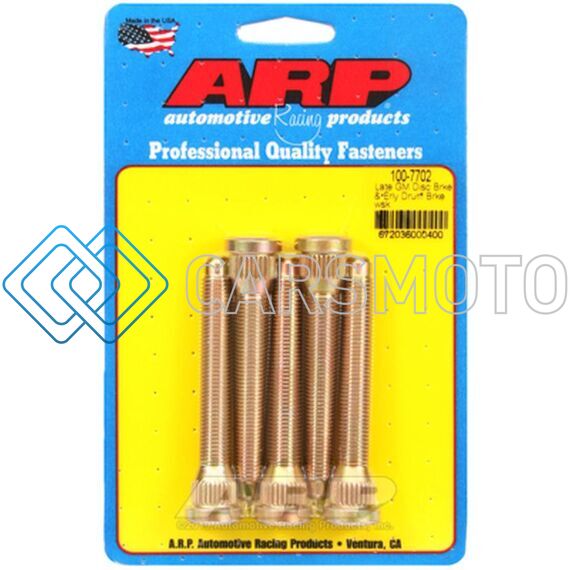 ARP 100-7702 LATE MODEL GM DISC BRAKE EARLY DRUM BRAKE WHEEL STUD KIT