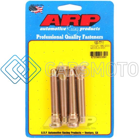 ARP 100-7711 80-00 HONDA M12X2.85INCH 4 WHEEL STUD KIT