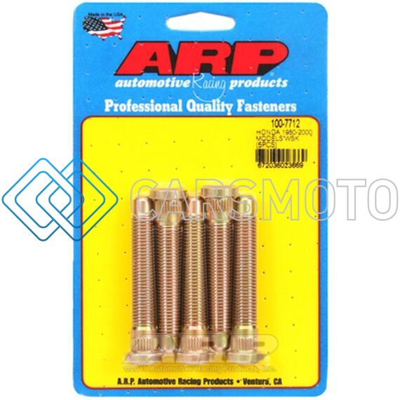 ARP 100-7712 80-00 HONDA M12X2.85INCH 5 WHEEL STUD KIT