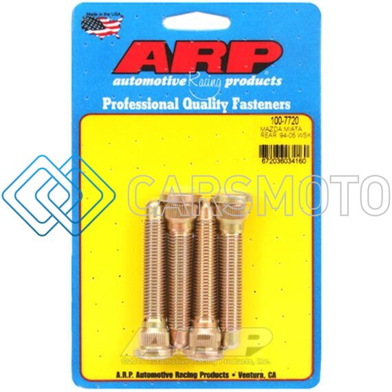 ARP 100-7720 94-05 MIATA REAR WHEEL STUD KIT (4 STUDS)