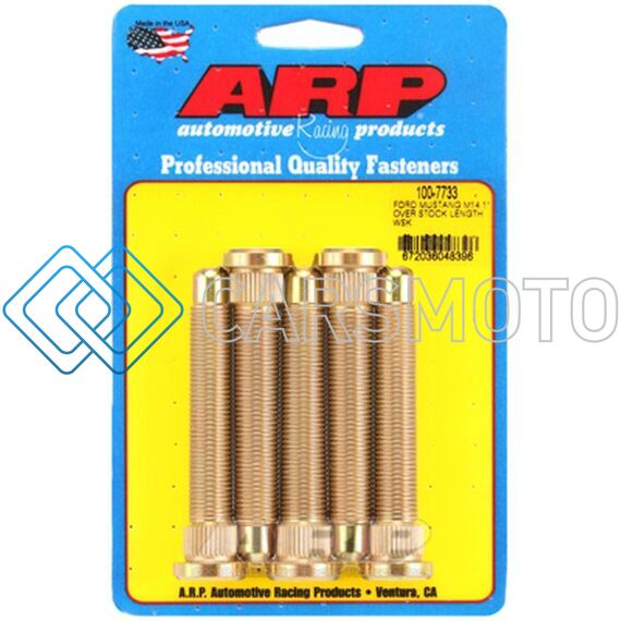 ARP 100-7733 2015 FORD MUSTANG M14 1IN OVER STOCK LENGTH WHEEL STUD KIT