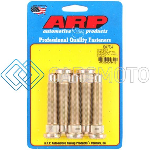ARP 100-7734 CHRYSLER FRONT/REAR M14 .500IN OVER STOCK LENGTH WHEEL STUD KIT