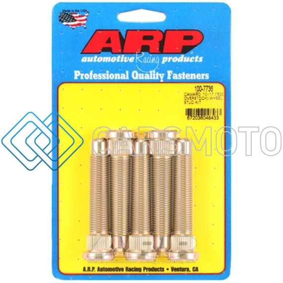 ARP 100-7736 2015-2017 CHEVROLET CAMARO M14 .500IN OVER STOCK LENGTH WHEEL STUD KIT