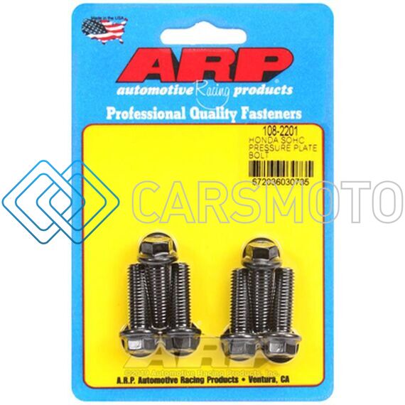 ARP 108-2201 HONDA SOHC PRESURE PLATE BOLT KIT (6)