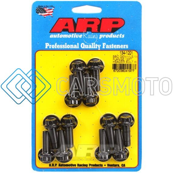 ARP 134-1201 SBC/GENII LS 1/4 FLANGE 12PT HEADER BOLT KIT