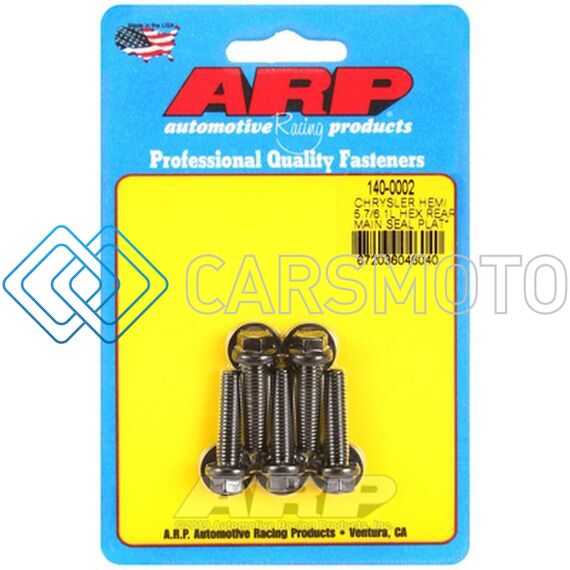 ARP 140-0002 CHRYSLER HEMI 5.7/6.1L HEX REAR MAIN SEAL PLATE BOLT KIT