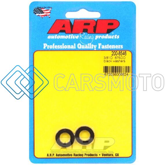ARP 200-8546 3/8 ID 0.675 OD BLACK WASHERS (2 PACK)
