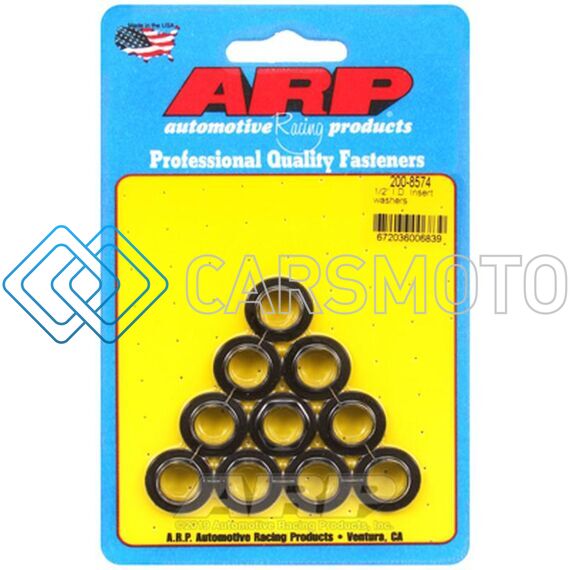 ARP 200-8574 1/2INCH INNER DIAMETER INSERT WASHERS (10 PACK)