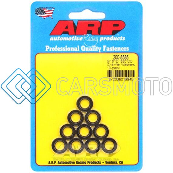 ARP 200-8585 5/16IN ID .550INOD BLACK CHAMFER WASHERS (10 PACK)