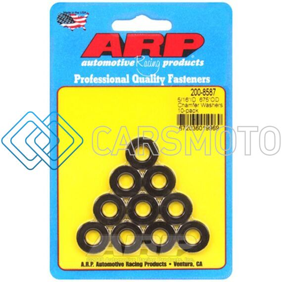 ARP 200-8587 5/16 ID 0.675 OD CHAMFER WASHERS (10 PACK)