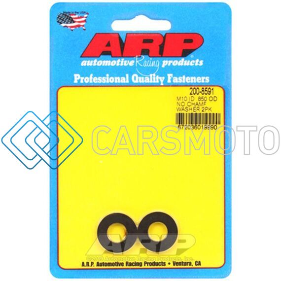 ARP 200-8591 M10 ID .850INOD BLACK CHAMFER WASHERS (2 PACK)