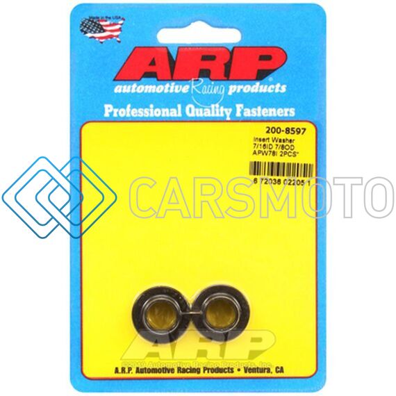 ARP 200-8597 7/16IN 0D X .875IN ID INSERT WASHERS (2 PACK)