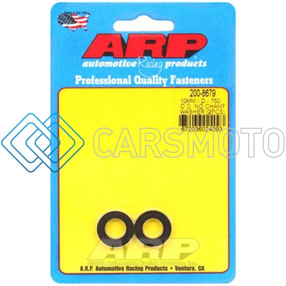 ARP 200-8679 M10 ID .75 OD BLACK WASHERS (2 PACK)