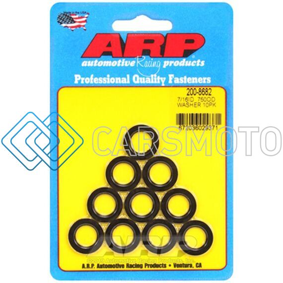 ARP 200-8682 7/16 ID X 3/4 OD X .073 SAE WASHER KIT (10 PACK)