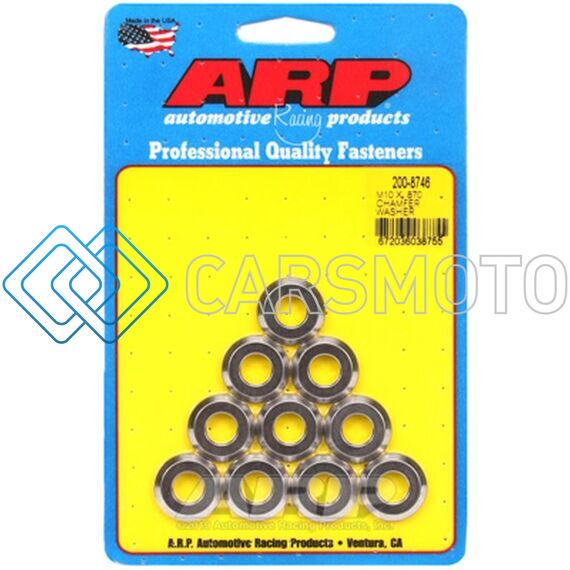 ARP 200-8746 M10 ID .870 OD BLACK CHAMFER WASHERS (10 PACK)