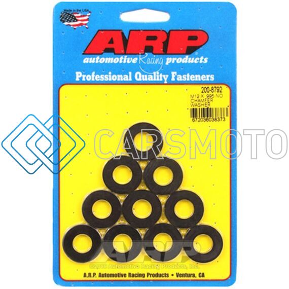 ARP 200-8792 M12 ID 0.995 OD BLACK WASHERS (10 PACK)