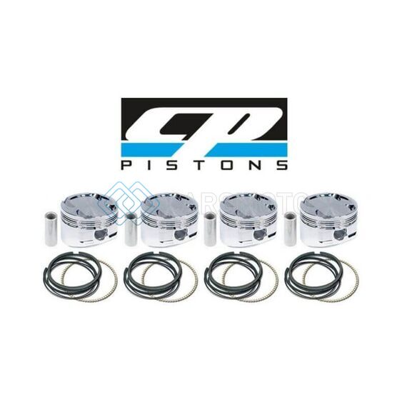 CP-CARRILLO CPT14-061521E PISTON & RING SET FOR MITSUBISHI 4B11 EVO X - BORE (90.5MM) - SIZE (+4.0MM) - CR (8.8) - SET OF 4