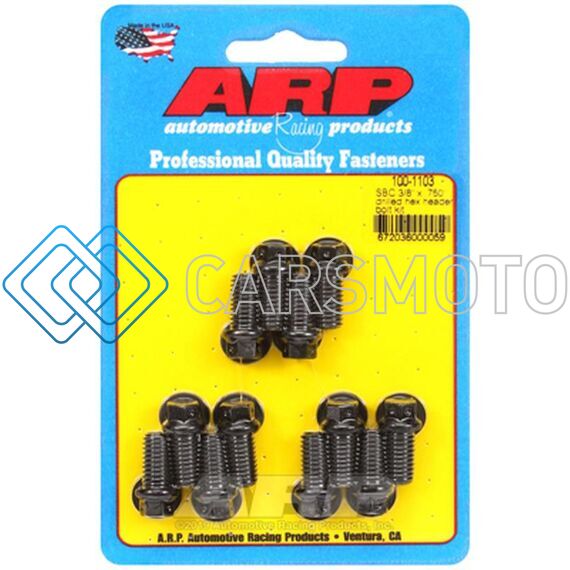 ARP 100-1103 SB CHEVY 3/8 X .750IN DRILLED HEX HEADER BOLT KIT