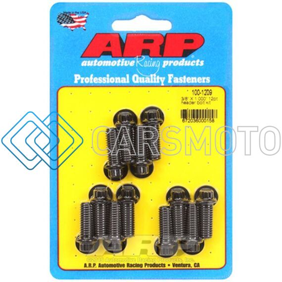 ARP 100-1209 3/8 X 1.000IN 12PT HEADER BOLT KIT