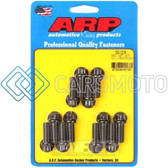 ARP 100-1216 SB CHEVY 12PT .875 UHL HEADER BOLT KIT