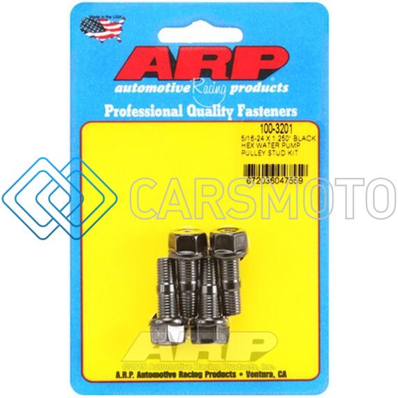 ARP 100-3201 5/16-24 X 1.250 BLACK HEX WATER PUMP PULLEY STUD KIT