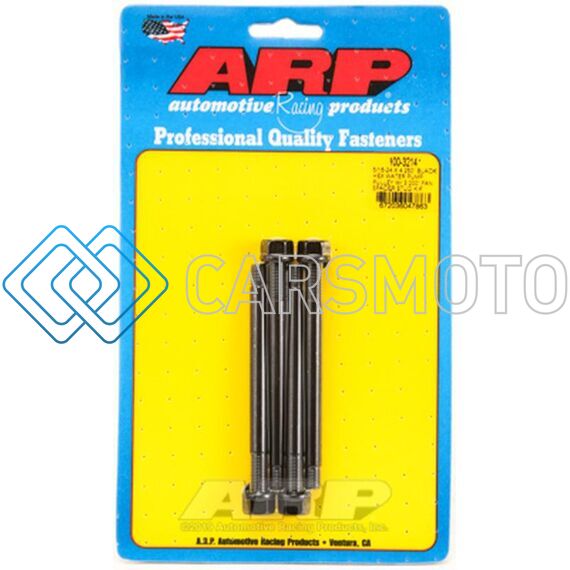 ARP 100-3214 5/16-24 X 4.250 BLACK HEX WATER PUMP PULLEY W/ 3.000IN FAN SPACER STUD KIT