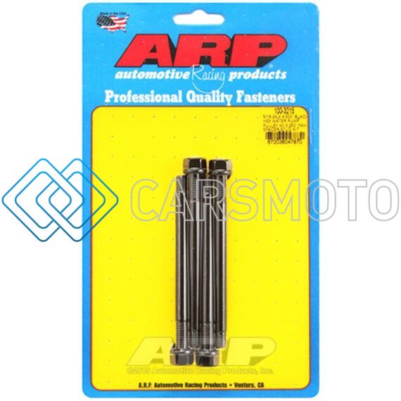 ARP 100-3215 5/16-24 X 4.500 BLACK HEX WATER PUMP PULLEY W/ 3.250IN FAN SPACER STUD KIT