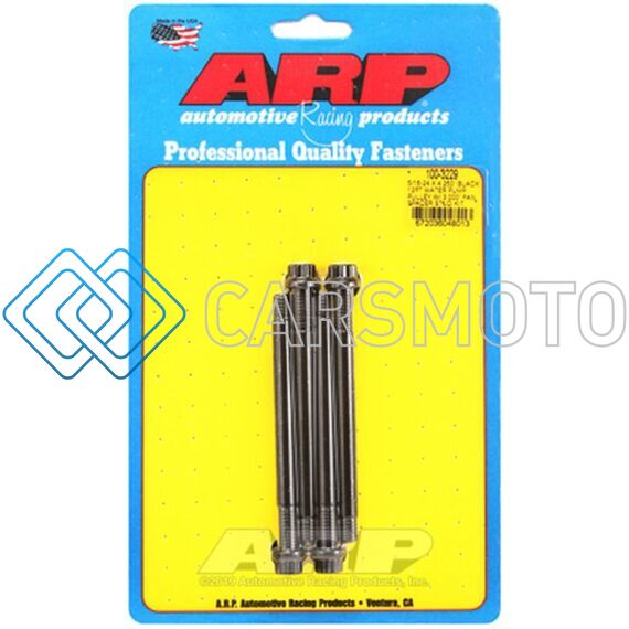 ARP 100-3229 5/16-24 X 4.250 BLACK 12PT WATER PUMP PULLEY W/ 3.000IN FAN SPACER STUD KIT