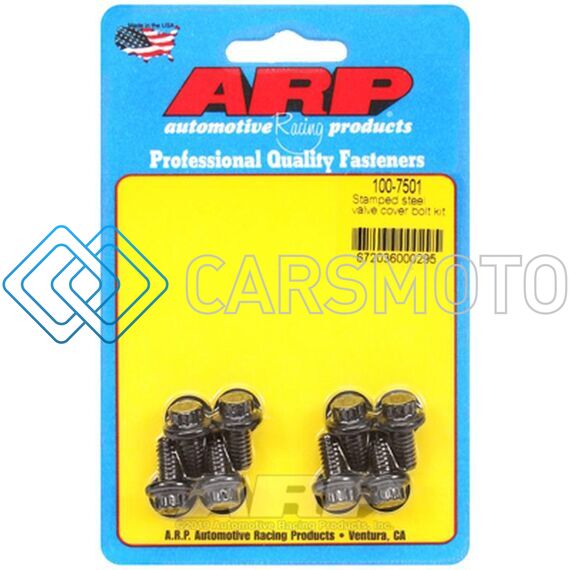 ARP 100-7501 STAMPED STEEL 12PT VALVE COVER BOLT KIT