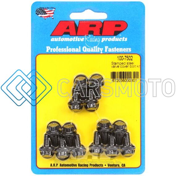 ARP 100-7502 STAMPED STEEL 12PT VALVE COVER BOLT KIT