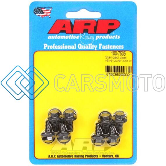 ARP 100-7505 STAMPED STEEL HEX VALVE COVER BOLT KIT