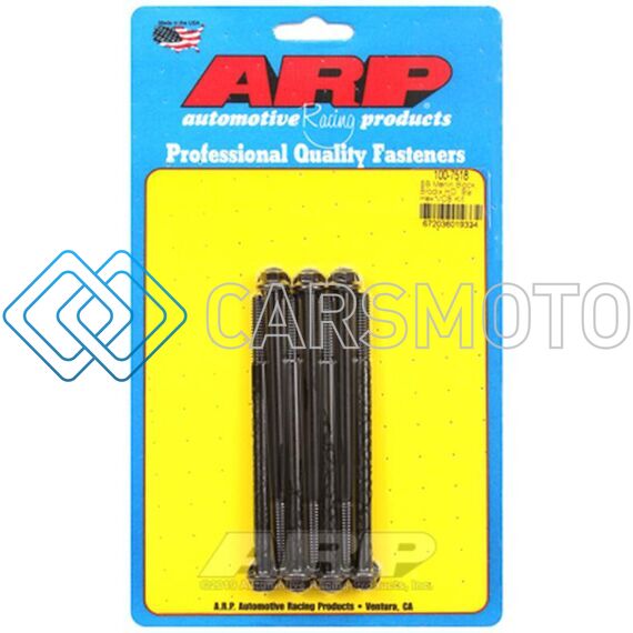 ARP 100-7518 MERLIN BLOCK, BRODIX HEAD BB  HEX VALVE COVER BOLT KIT