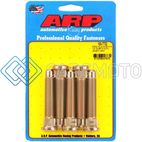 ARP 100-7732 2015+ FORD MUSTANG GT M14 1/2IN OVER STOCK LENGTH WHEEL STUD KIT