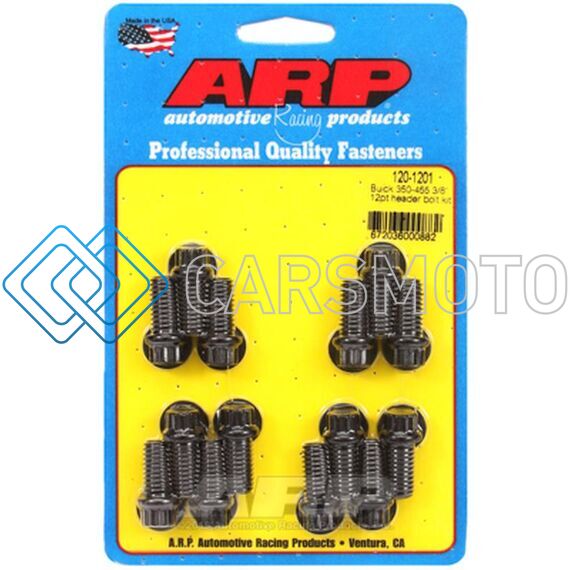 ARP 120-1201 BUICK 350-455 3/8IN 12PT HEADER BOLT KIT