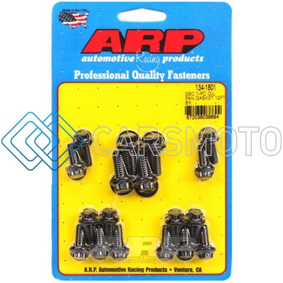 ARP 134-1801 SB CHEVY 1-PC OIL PAN GASKET 12PT BOLT KIT