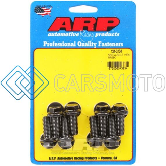 ARP 134-3104 SB CHEVY 4-BOLT HEX MOTOR MOUNT BOLT KIT