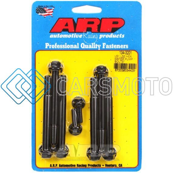 ARP 134-3201 LS1 / LS2 WATER PUMP W/ THERMOSTAT HOUSING SS HEX BOLT KIT