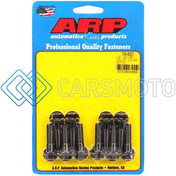 ARP 134-8001 CHEVY LS1 LS2 HEX INTAKE VALLEY COVER BOLT KIT
