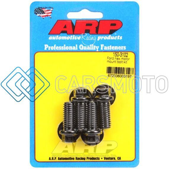 ARP 150-3102 FORD HEX MOTOR MOUNT BOLT KIT