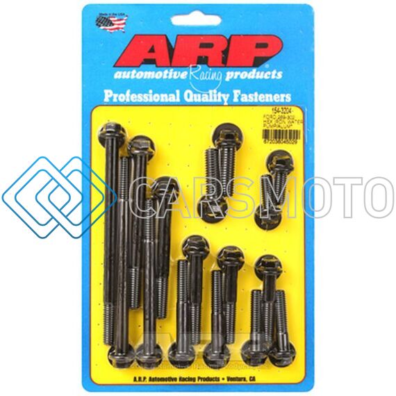 ARP 154-3204 FORD 289-302 HEX IRON WATER PUMP AND FRONT COVER BOLT KIT