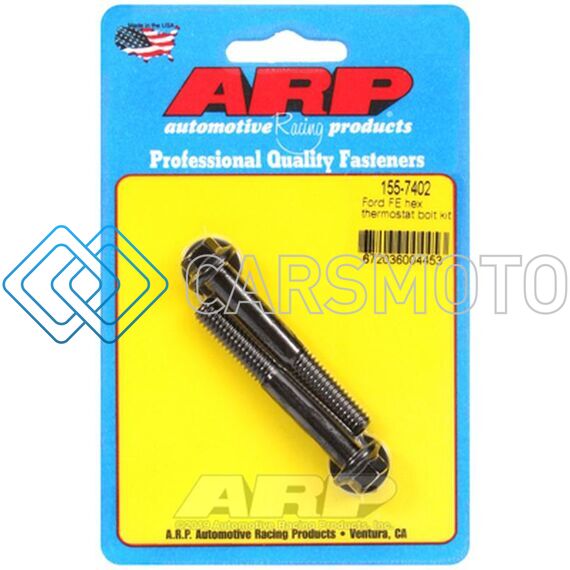 ARP 155-7402 FORD FE HEX THERMOSTAT BOLT KIT