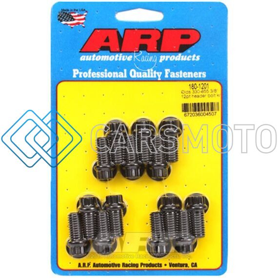 ARP 180-1201 OLDS 330-355 3/8IN 12PT HEADER BOLT KIT