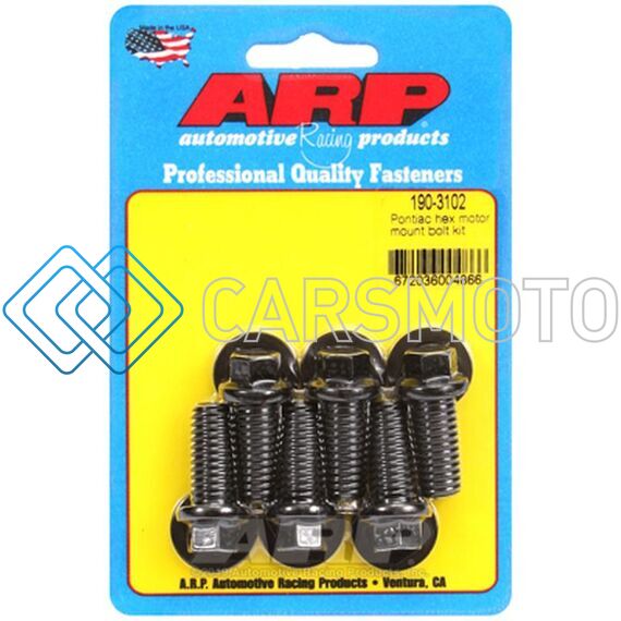 ARP 190-3102 PONTIAC HEX MOTOR MOUNT BOLT KIT