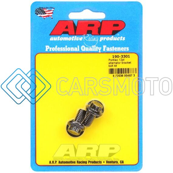 ARP 190-3301 PONTIAC 12PT ALTERNATOR BRACKET BOLT KIT