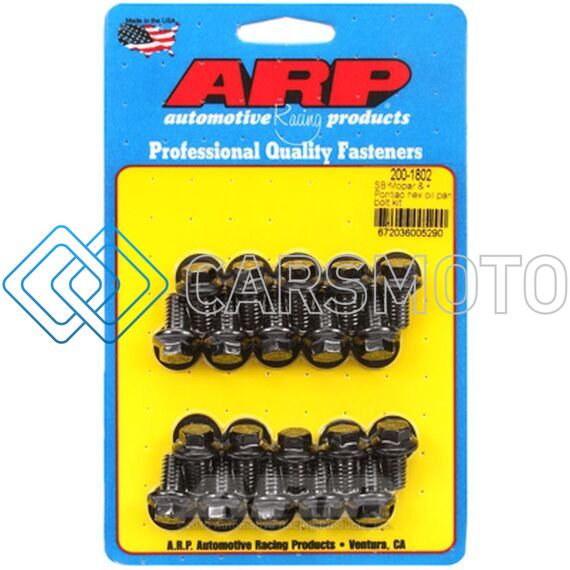 ARP 200-1802 SB MOPAR AND PONTIAC HEX OIL PAN BOLT KIT