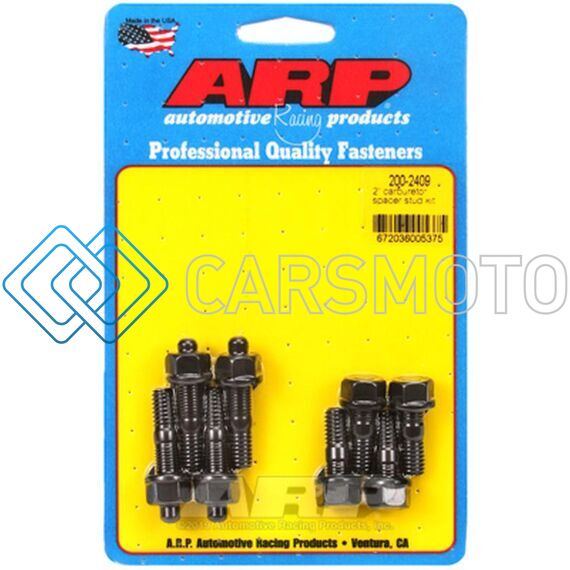 ARP 200-2409 2IN MOROSO CARB SPACER STUD KIT (TOP/BOTTOM STUDS)
