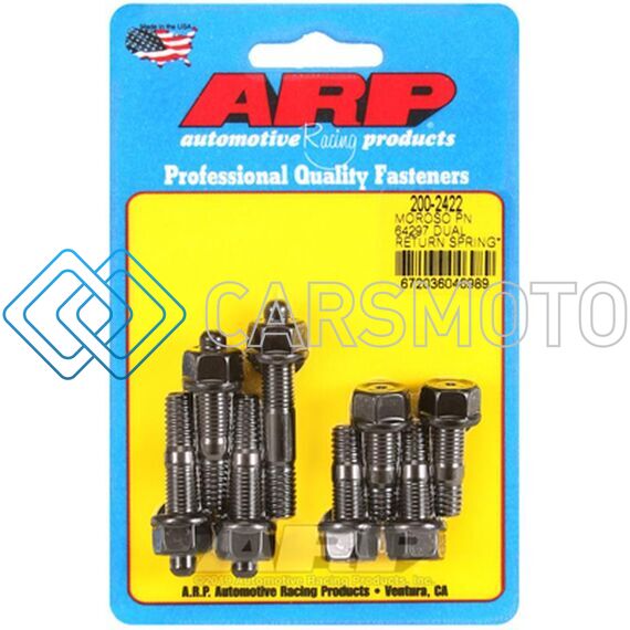 ARP 200-2422 MOROSO 64927 DUAL RETURN SPRING W/ 2IN SPACER PLATE CARB STUD KIT