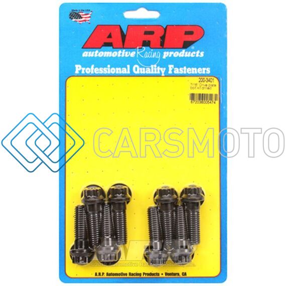 ARP 200-3401 WILWOOD DRIVE PLATE BOLT, 7/16, DRILLED 12 PT, 8PCS