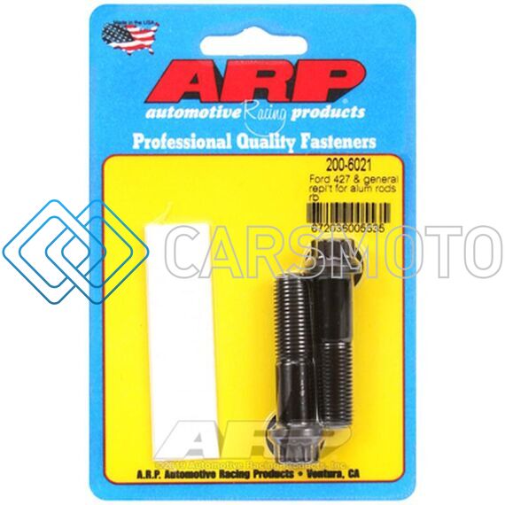 ARP 200-6021 FORD 427 & GENERAL REPLT FOR ALUM RODS, ROD BOLTS